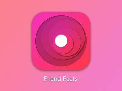 App Icon - DailyUi 005 circle depth icon ios