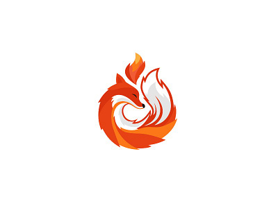 Fox design fire fox icon illustration logo symbol vector