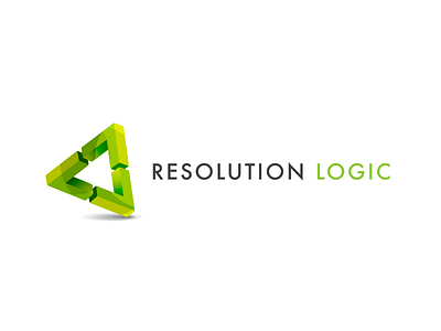 Resolution Logic Logo branding illustration logo design