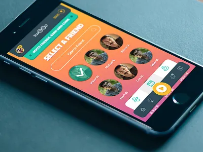 Swoop Mobile App app friends game app mobile app design mobile game mobile game app
