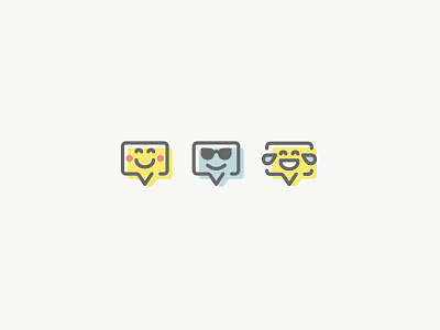 Speakemoji Set emoji emoticon icon smiley vector