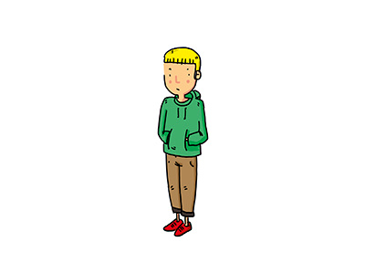 Hey Boy digital doodle drawing graphicdesign illustration sketch wacom