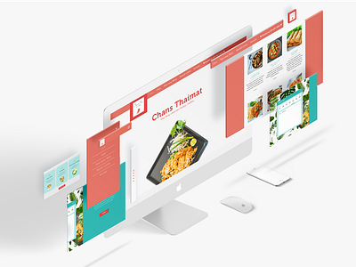 Website design Thai chef chef cooking frontend development restaurant thai thai food ui ui design ux website design