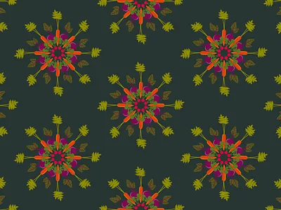 Vegetable Medley [5] background digital flower flowers graphic graphic design illustration nature pattern print vector wallpaper