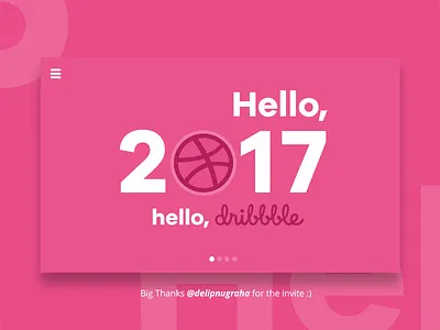 Hello Dribbbble debut dribbble firstshot