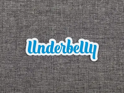 New Underbelly Stickers branding design icon illustration logo photography sticker