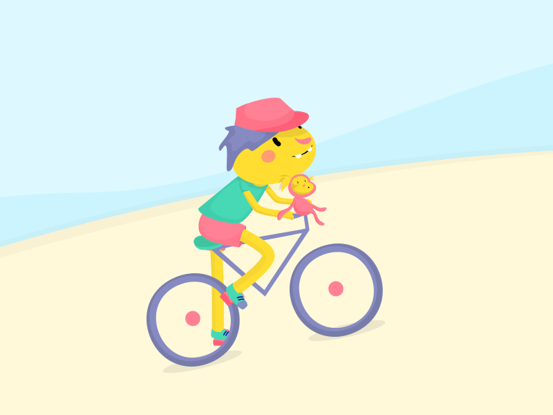 Camino al Botanico animated postcard animation illustration motion graphics