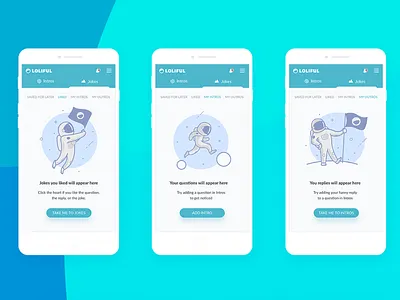 Loliful Design Mobile app mobile onboarding