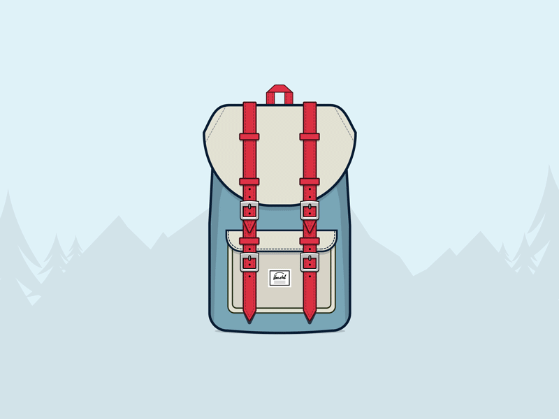 Herschel Bag animation bag gif herschel
