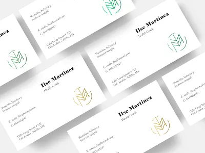 Ilse Healt Branding branding bussinescards cards health logo monogram