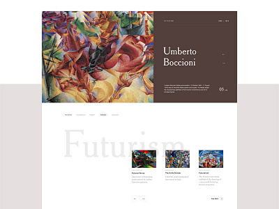 Art Platform clean layout minimal minimalistic modern serif slider typography web whitespace