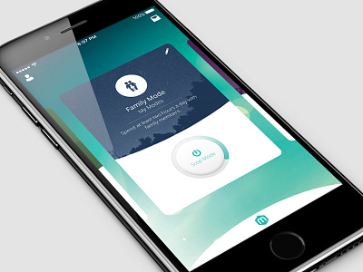 Mode App app button card cards dashboard mobile mode start stop ui ui design