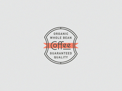 Coffee detail badge banner branding coffee crest drink logo packaging shield stamp typography