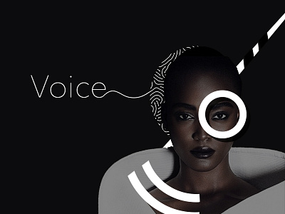 Voice concept design illustration ui web