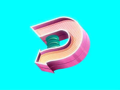 Drive thru Sign breakfast dinner drive thru lettering light blue lunch pink sign turquoise typography vector yellow