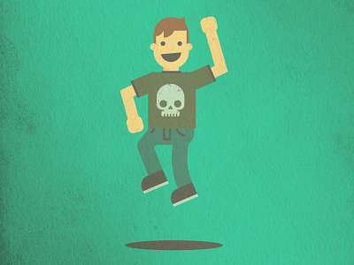 Jump For Joy! birthday bounce illustration jump party textures trampoline vector