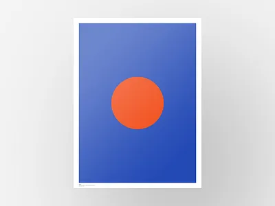 Rise Poster Series — “Sunset” graphic illustration merchandise minimal minimalist poster print sun