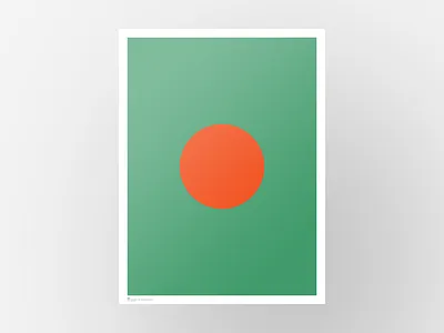 Rise Poster Series — “Noon” graphic illustration merchandise minimal minimalist poster print sun