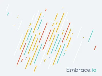 Embrace Io Texture Layout app branding data embrace.io logo mobile style guide typography