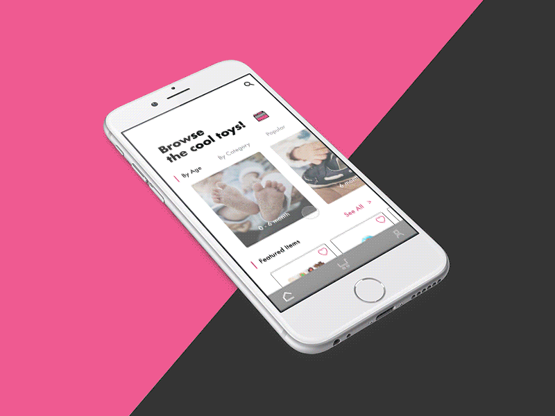 Toys ec site ecommerce mobile design user interface design uxui design