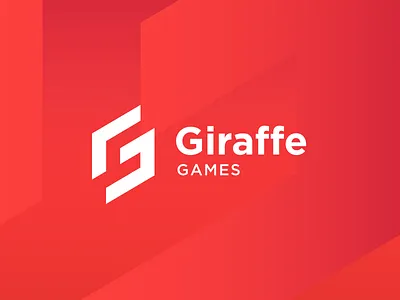 Giraffe Games - Logo proposal brand branding game gamer icon identity logo modern red sport sporty