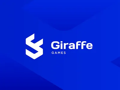 Giraffe Games - Logo proposal blue brand branding game gamer icon identity logo modern sport sporty