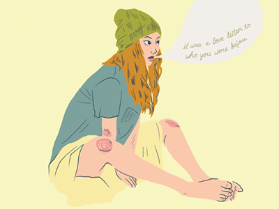 but it really can't mean anything now flat illustration ladies