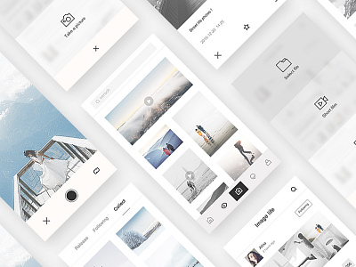 Image Life App Design01 animation app image photo ui
