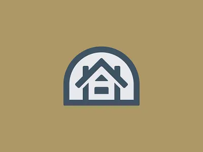 Homey b badge branding chimney h home house identity logo logo design