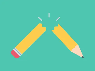 Broken Pencil broken creative pencil snap