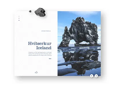 Iceland composition design flat typography ui ux vector web webdesign website