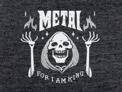 METAL drawing flame horror illustration metal punk sketch skull