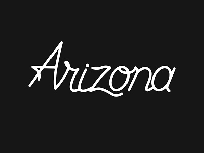 Eaaaaasy does it. arizona script typography