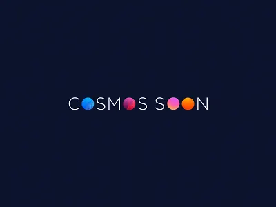 Cosmos Soon color cosmos effect flat gradient logo ui