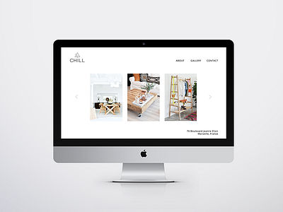 Chill Hompage branding web design