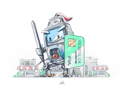 Terminal Knight - Drawing