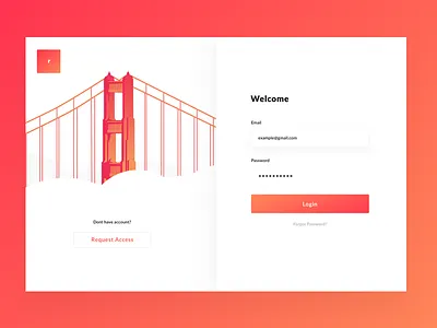 Login Page clean estate housing listings login real real estate ui web website