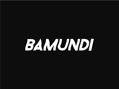 Logo Bamundi - Black background bamundi brand logo