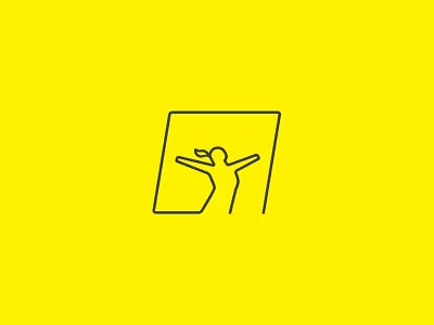 Daily Breath breath daily gym logo pilates symbol woman