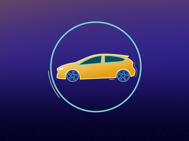 Car Data animation car data loop motion ui uix