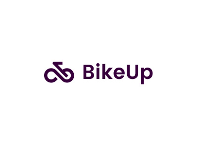 BikeUp Logo Concept bike branding design digtial impct glasgow logo