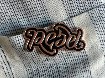 Rebel Rebel bowie etsy for sale lettering pin rebel type typography