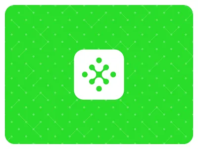 Organic Grid Mark design grid grow logo mark organic