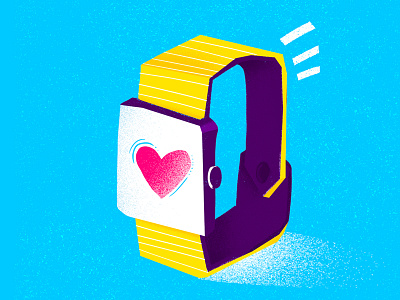 Smart watch heart watch smart heart smartyhearty concept art heart illustration motion design smart watch