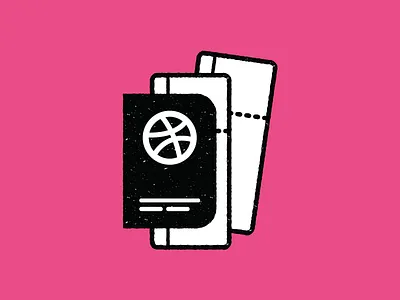 ✌️ Dribbble Invites dribbble giveaway illustration invitation invite minimal
