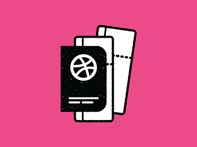 ✌️ Dribbble Invites dribbble giveaway illustration invitation invite minimal