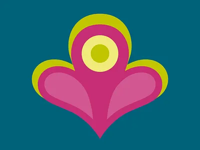 Betty's Garden [2] abstract color colorful colors digital flower graphic graphic design happy kids print vector