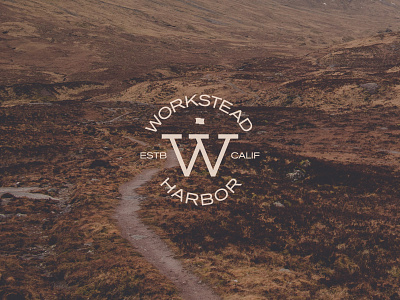 Workstead Stamp identity logo stamp