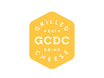 GCDC - Grilled Cheese D.C. grilled cheese icon logo typography
