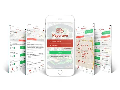 Paycrave Redesign app design food food trucks mobile mobile app sofware trucks ui ux